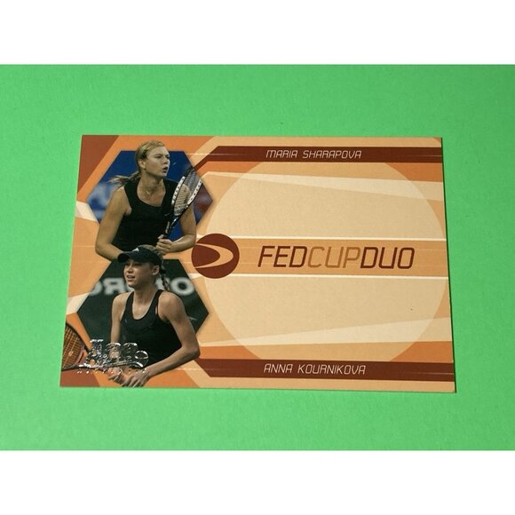 2007 Ace Authentic Maria Sharapova Anna Kournikova Fed Cup Duo #DC-1 Tennis - Picture 1 of 2